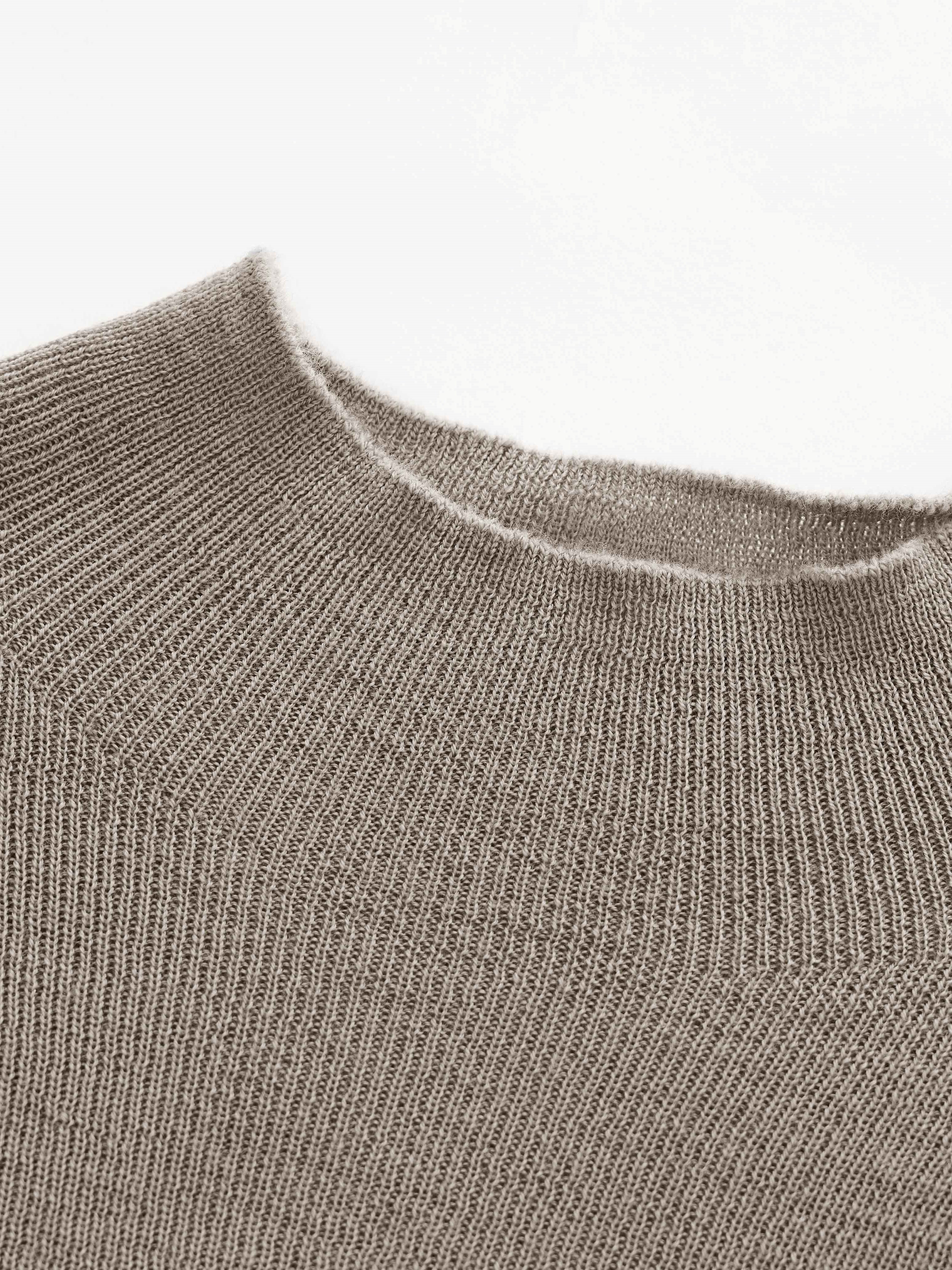 Seamless Half Turtleneck Tops_BDHL6623
