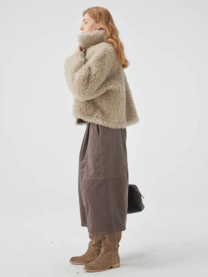 Corduroy Wide Cropped Pants_BDHL8116