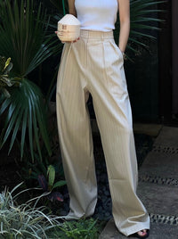 Vertically Striped Wide-Leg Pants_BDHL6201