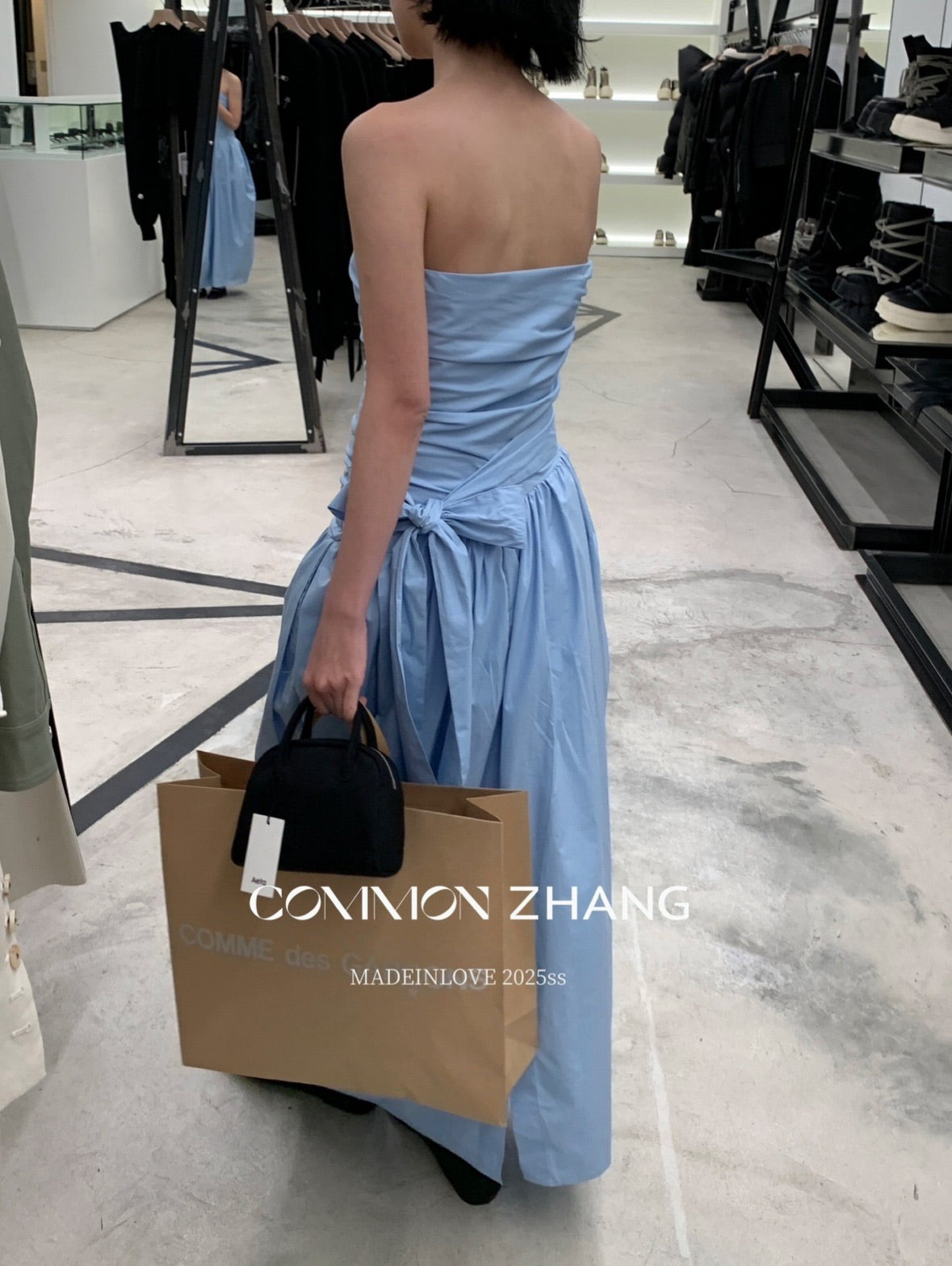 Ribbon A-Line Tube Top Dress_BDHL7565