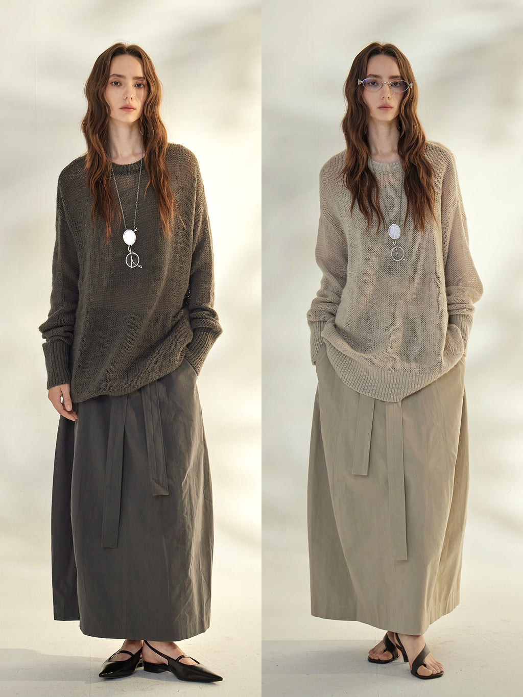 Wide-Belted Long Skirt_BDHL7692