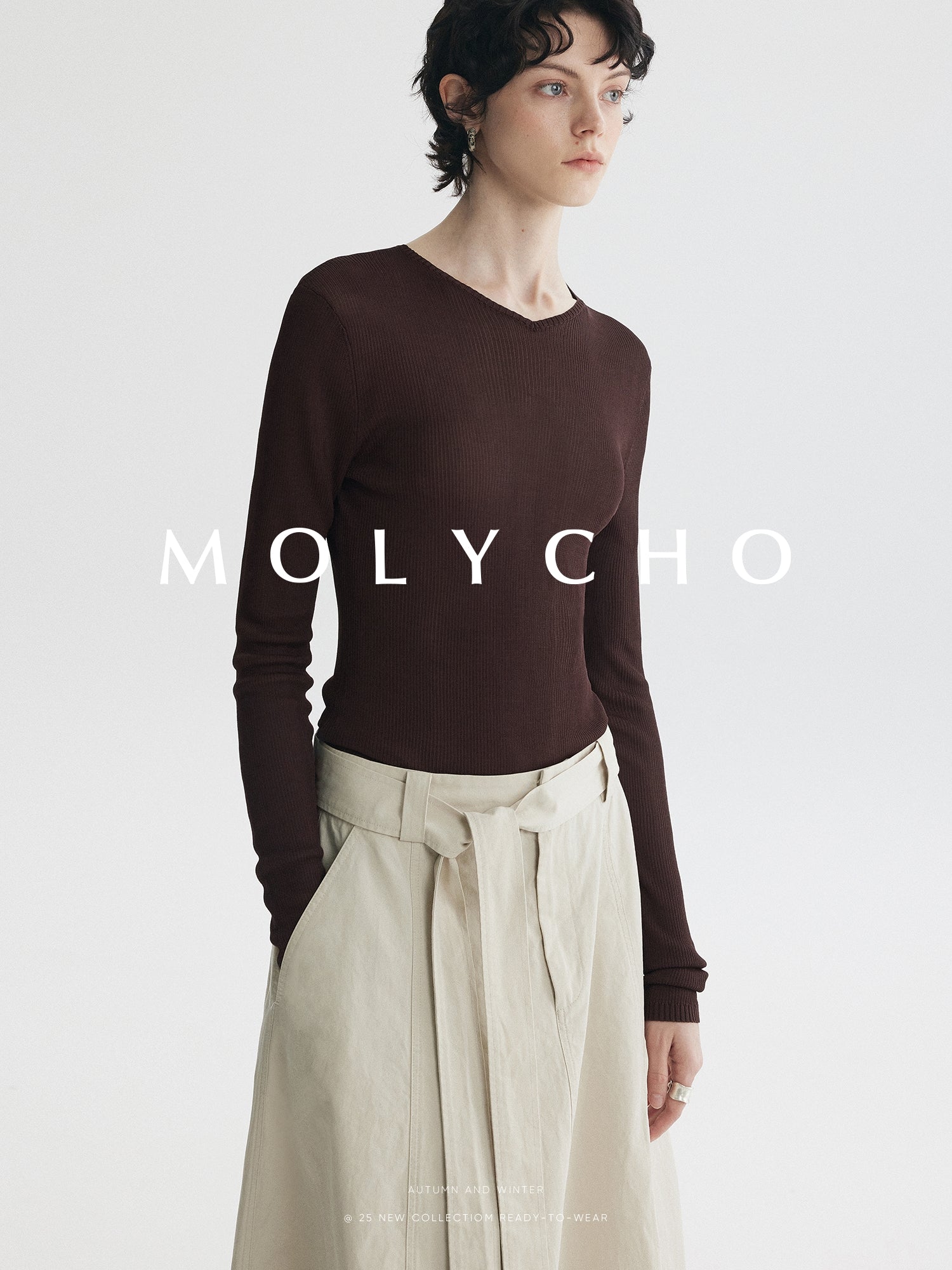 Waist Strap Bud Long Skirt_BDHL7731