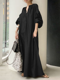 Stand Collar Sleeveless Dress_BDHL7224