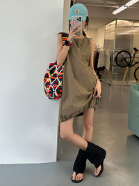 蕾絲下擺無袖洋裝_BDHL7254