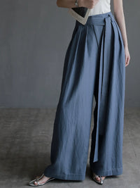 Spring Summer Loose Wide-Leg Trousers_BDHL7304