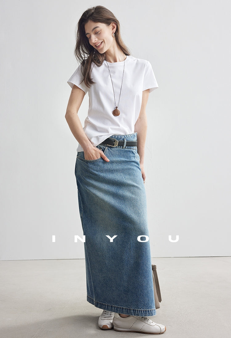 Straight Shoulder T-Shirt_BDHL7179