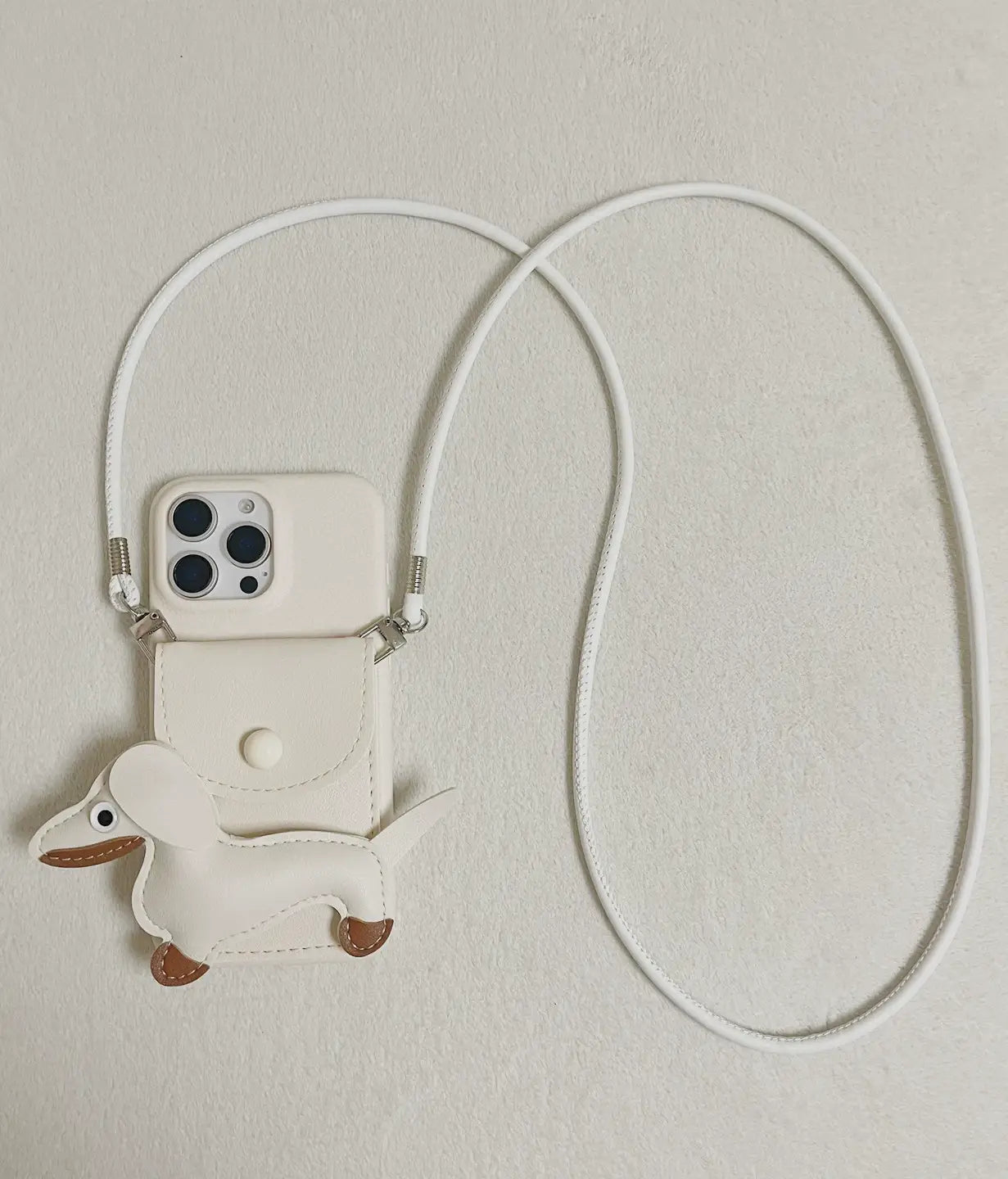 臘腸犬 iPhone 手機殼綁帶_BDHL7857