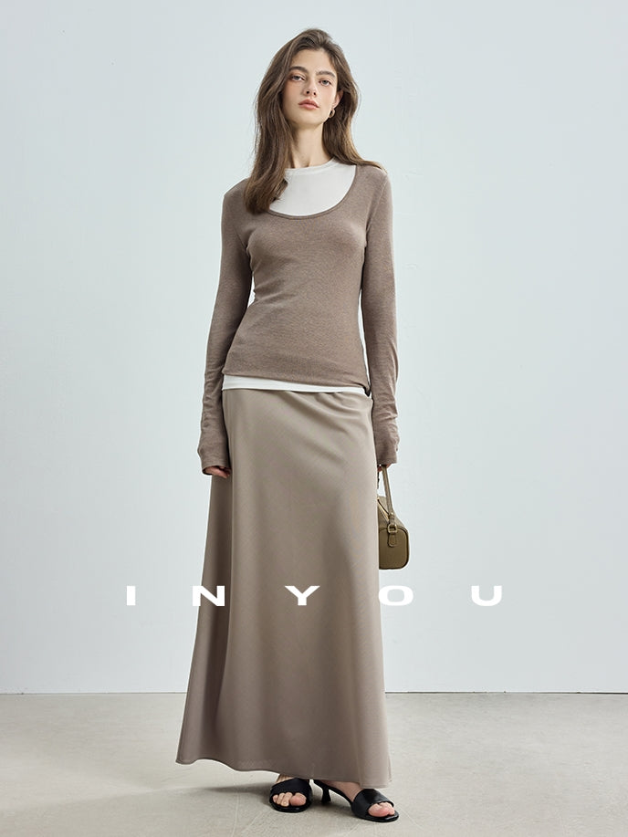 V-Neck Long-Sleeved Tops Or Sleeveless Tops_BDHL7719