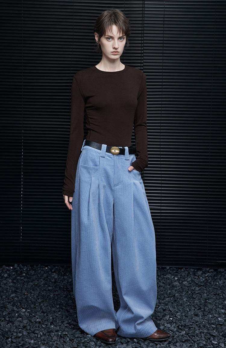 Corduroy Wide-Leg Pants_BDHL7877