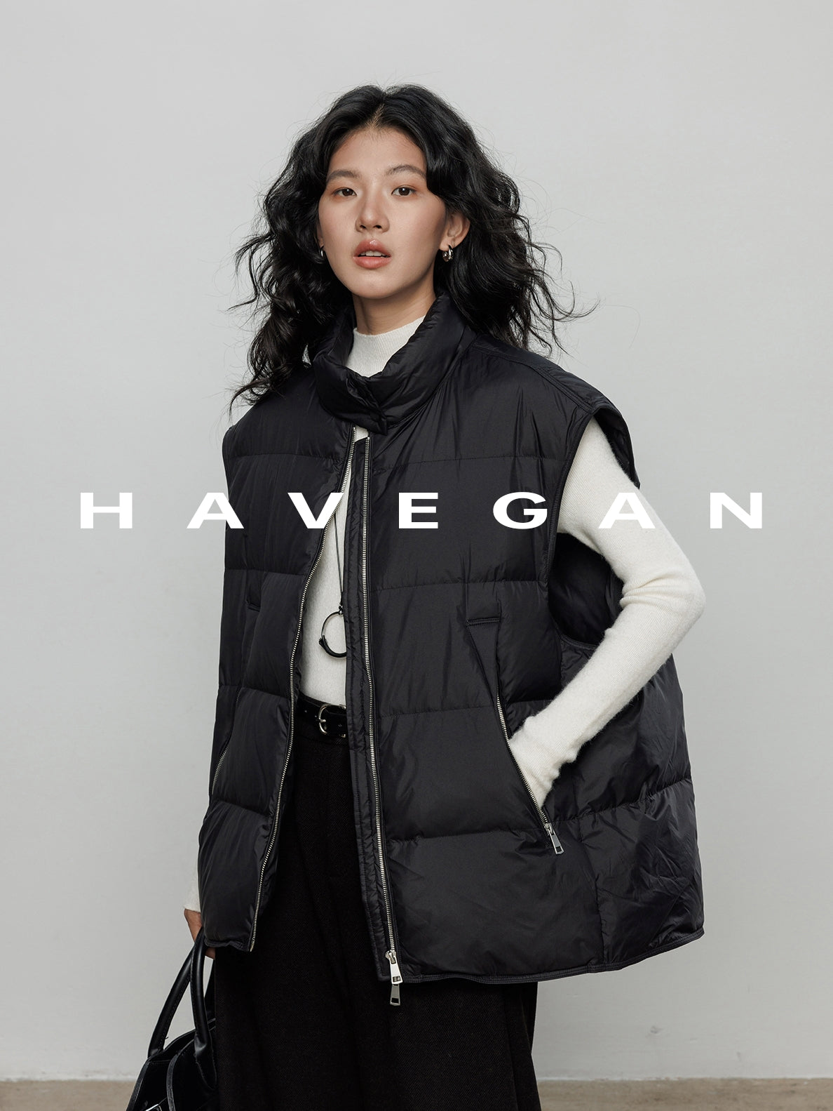 立領羽絨背心_BDHL7968