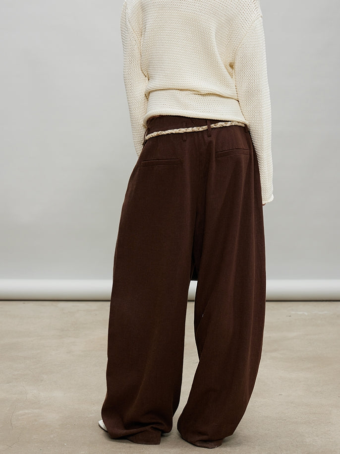 V-Neck Fringe Tops Or Tassel Wide Pants_BDHL7192