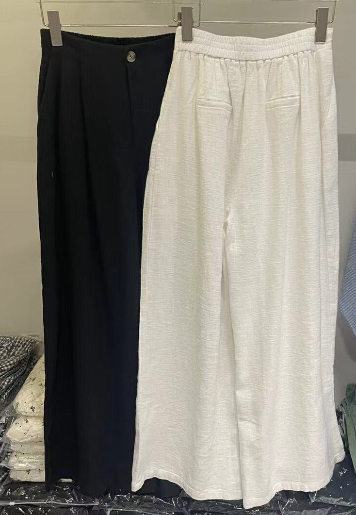 Lazy Linen Wide Leg Pants_BDHL6220