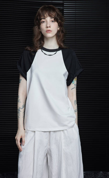 Raglan Short-Sleeved T-Shirt_BDHL6244