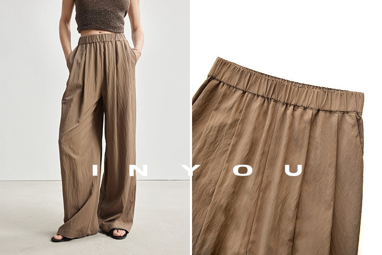 High-Waisted Draped Mop Pants_BDHL7135