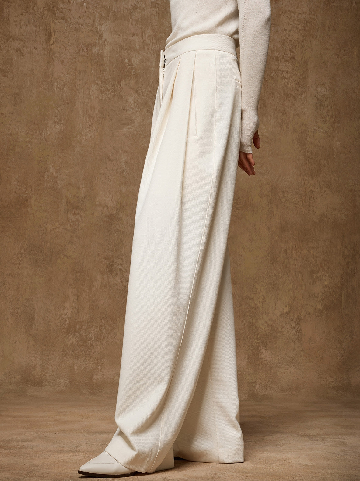 Pleated Wide-Leg Pants_BDHL8161