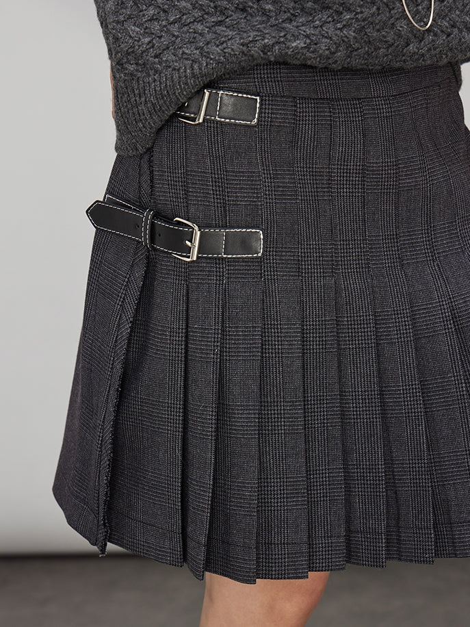 Short Or Long Pleated Skirt_BDHL7938