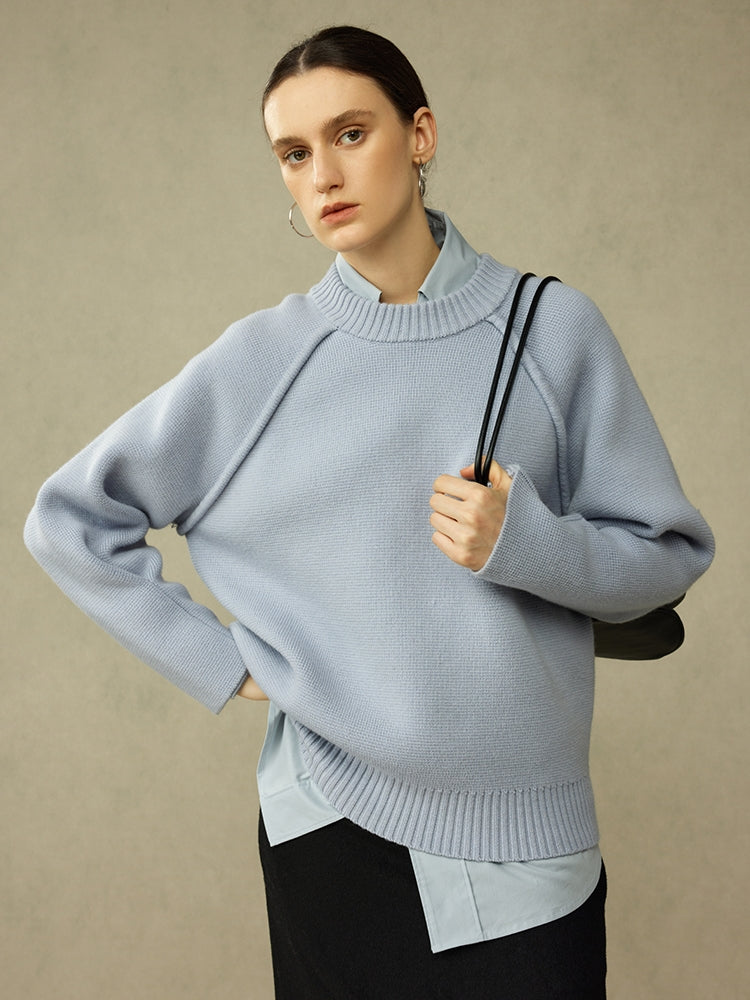 Thick Leg-Of-Matton Sleeve Knit_BDHL6789