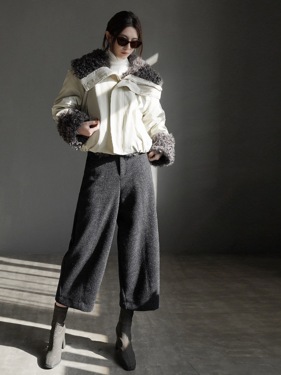 七分喇叭褲_BDHL8065