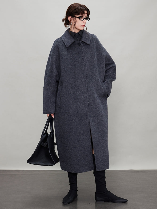 Cocoon Silhouette Long Coat_BDHL6925