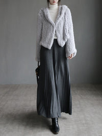 Large Drape Long Knitted Skirt_BDHL6719