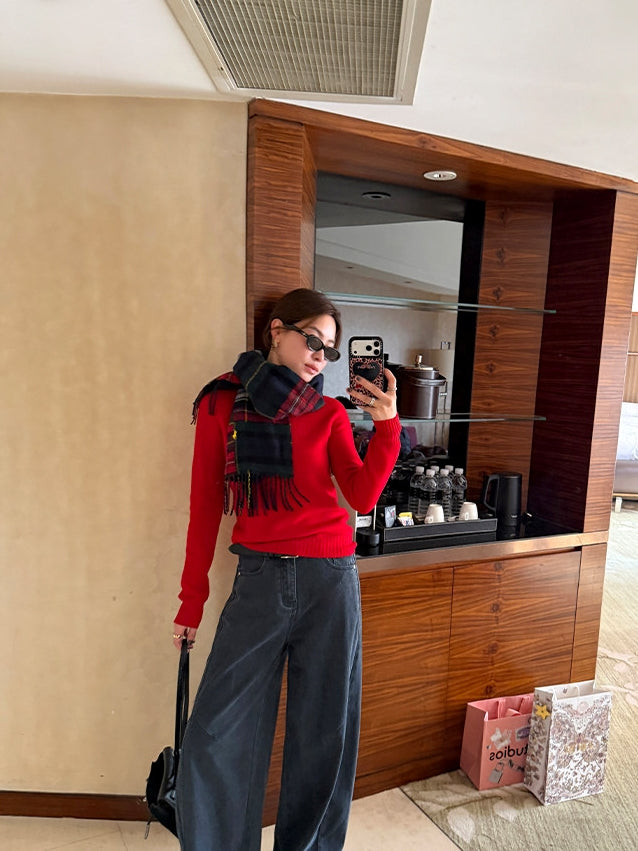 Lazy Seamless Knit Tops_BDHL8125