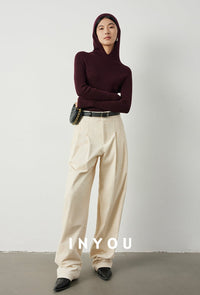 High-waisted corduroy pants_BDHL5304