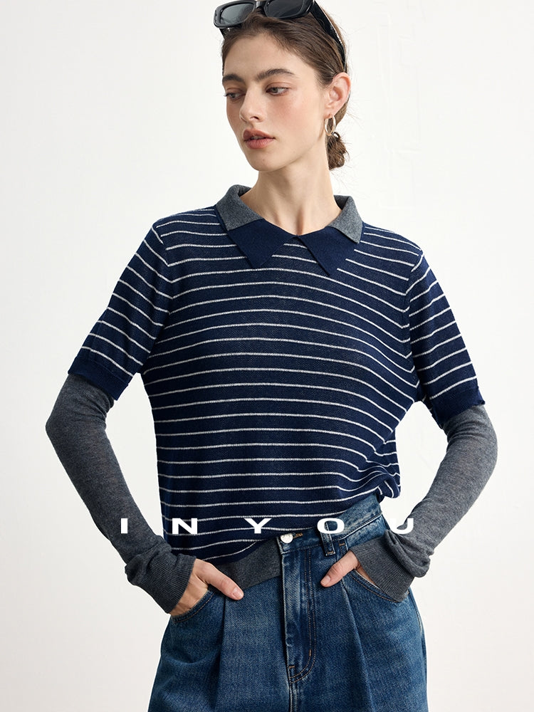 Two-Piece Style Knit Tops_BDHL7748