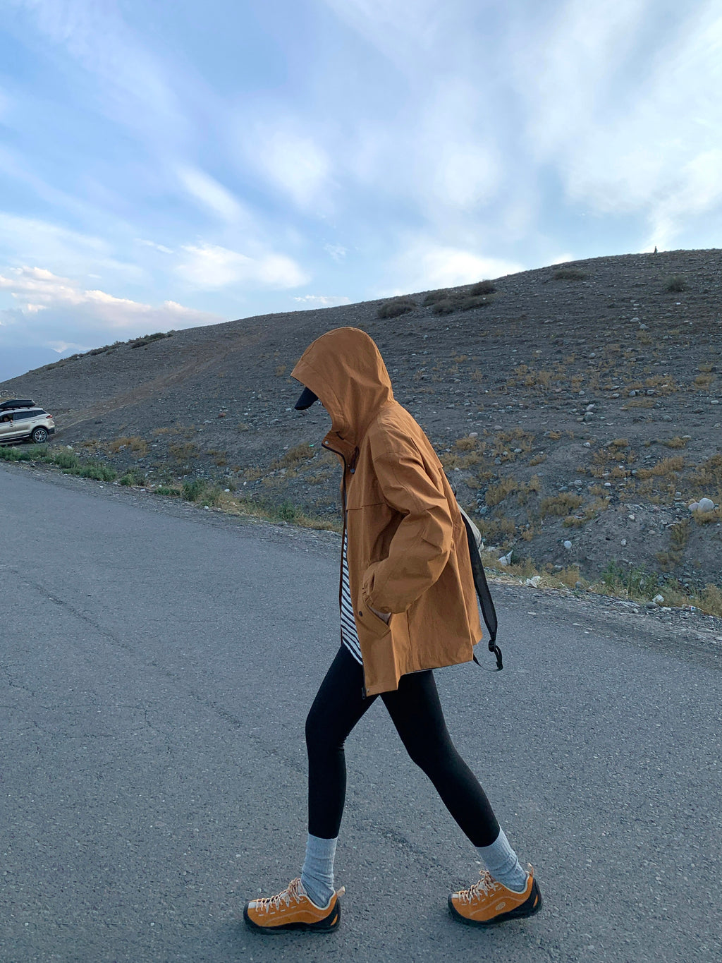 Hooded Softshell Windproof Utility Jacket_BDHL8438