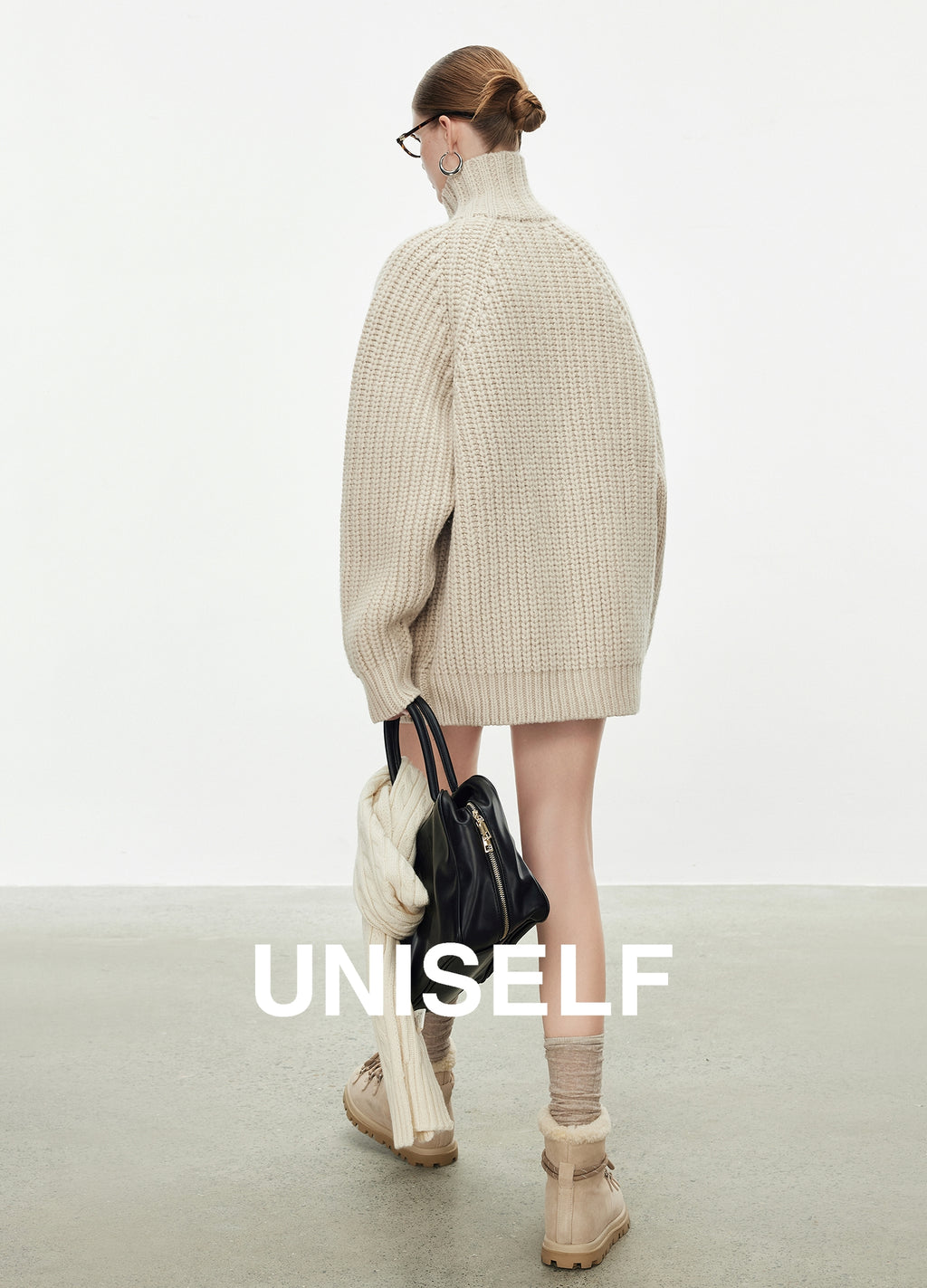 Horn Button Knit Coat_BDHL7978