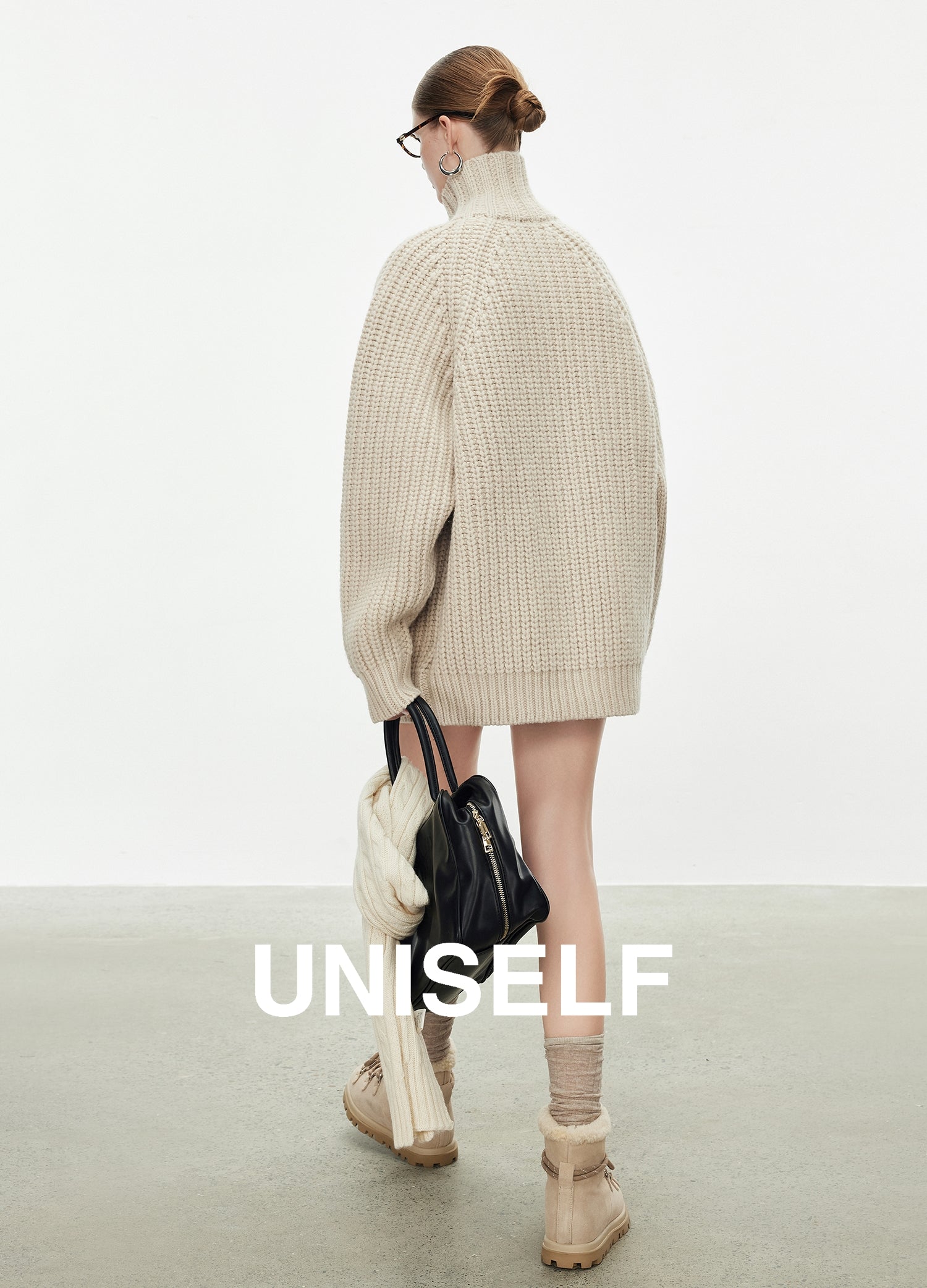 Horn Button Knit Coat_BDHL7978