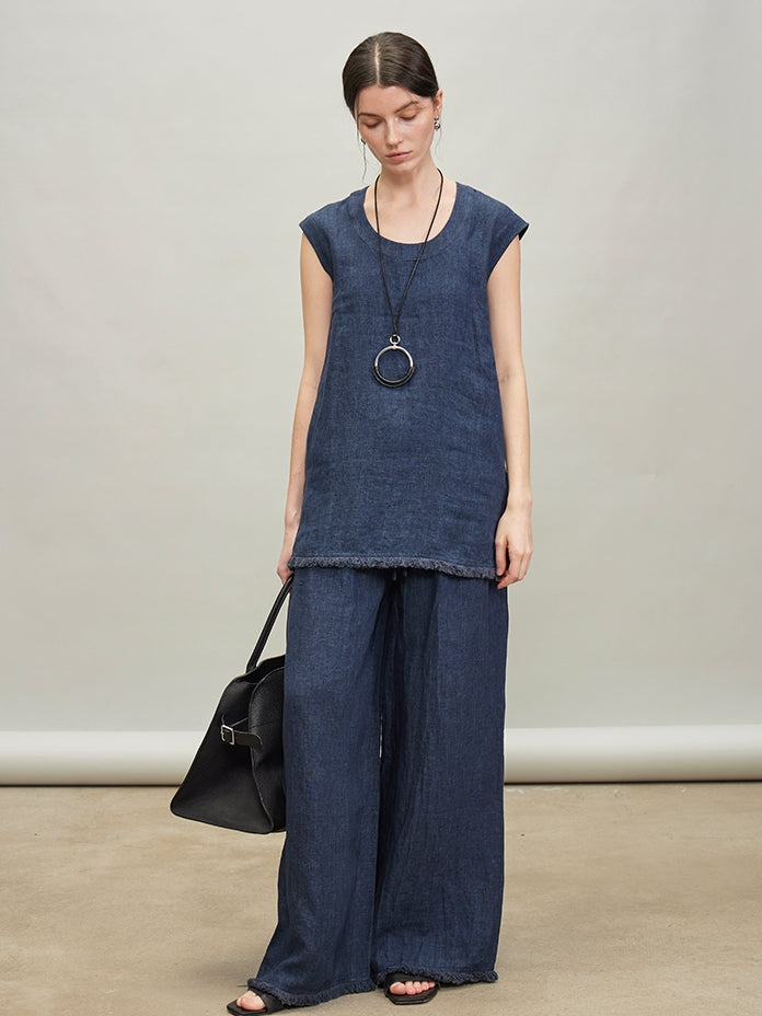 Sleeveless Top Or Straight Pants_BDHL7340