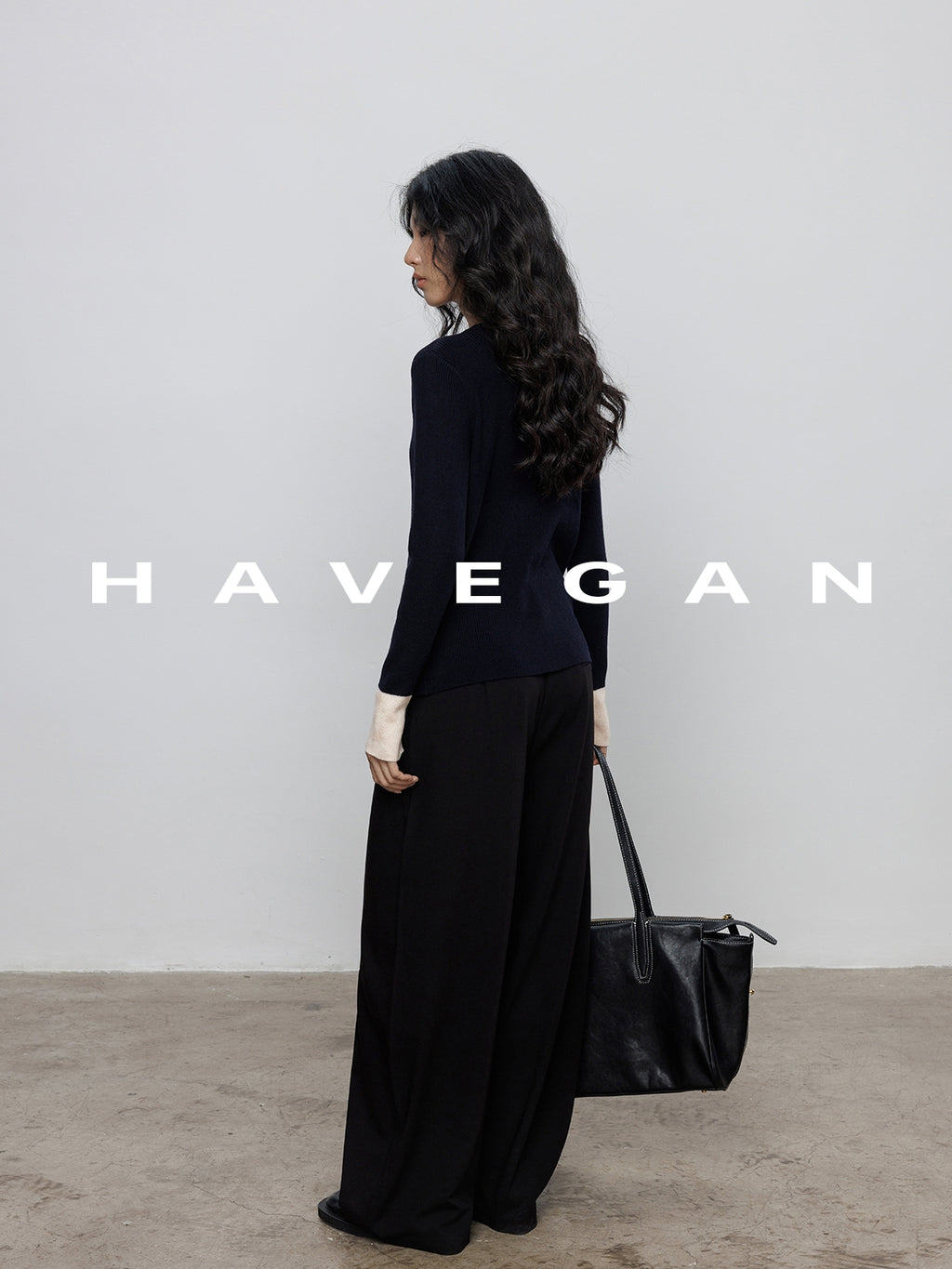 V-Neck Two-Piece Style Cardigan_BDHL7785