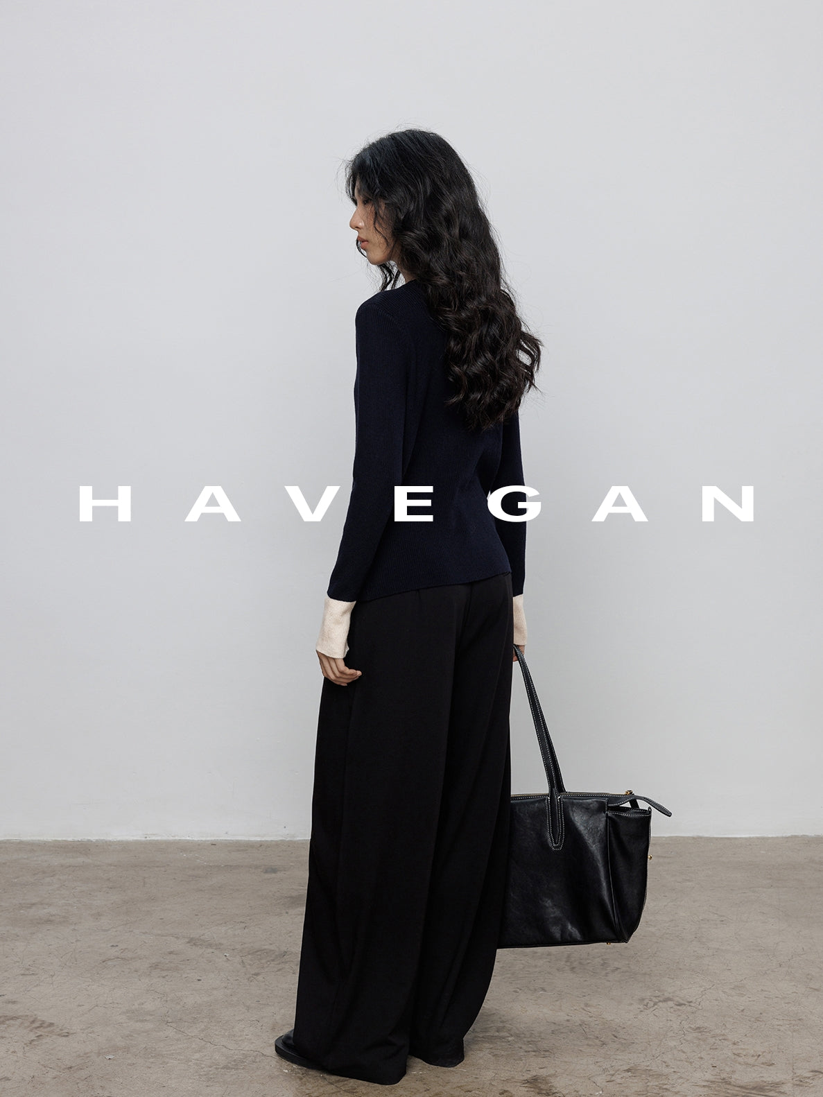 V-Neck Two-Piece Style Cardigan_BDHL7785