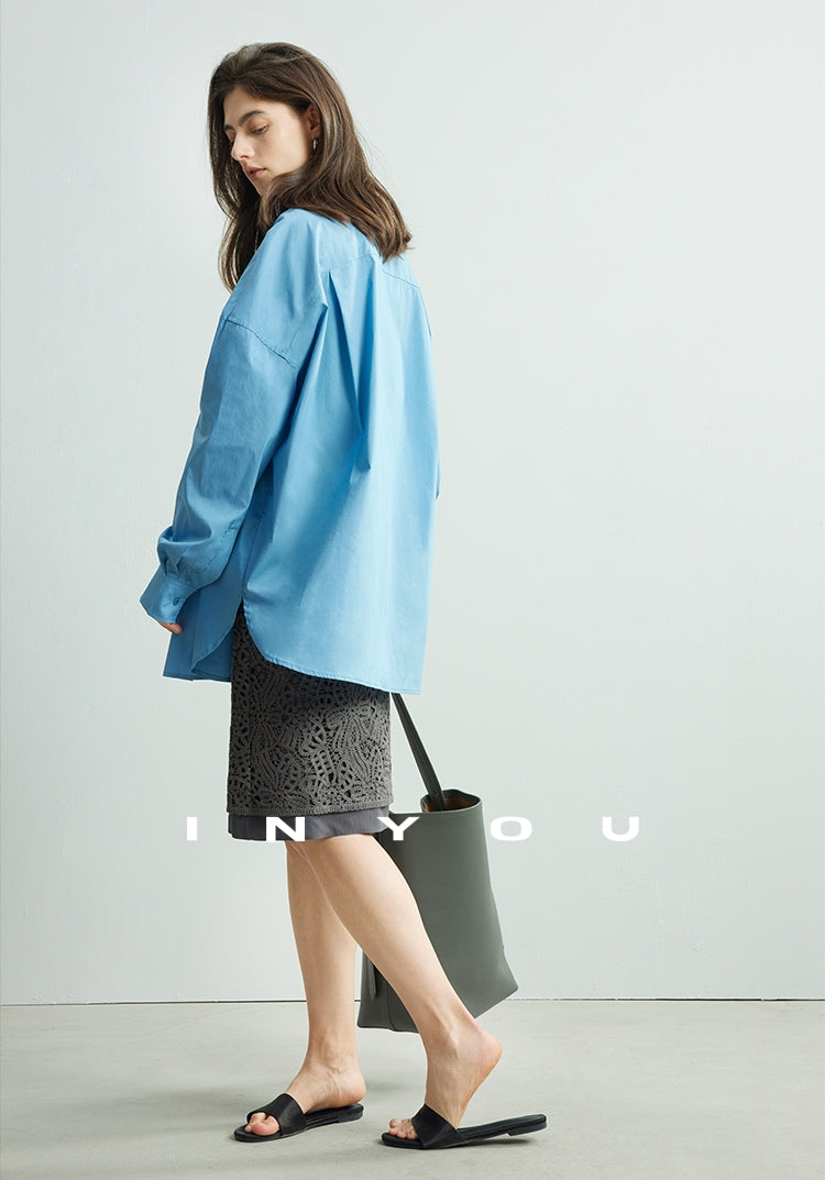 Loose-Fitting Silhouette Shirt_BDHL7155