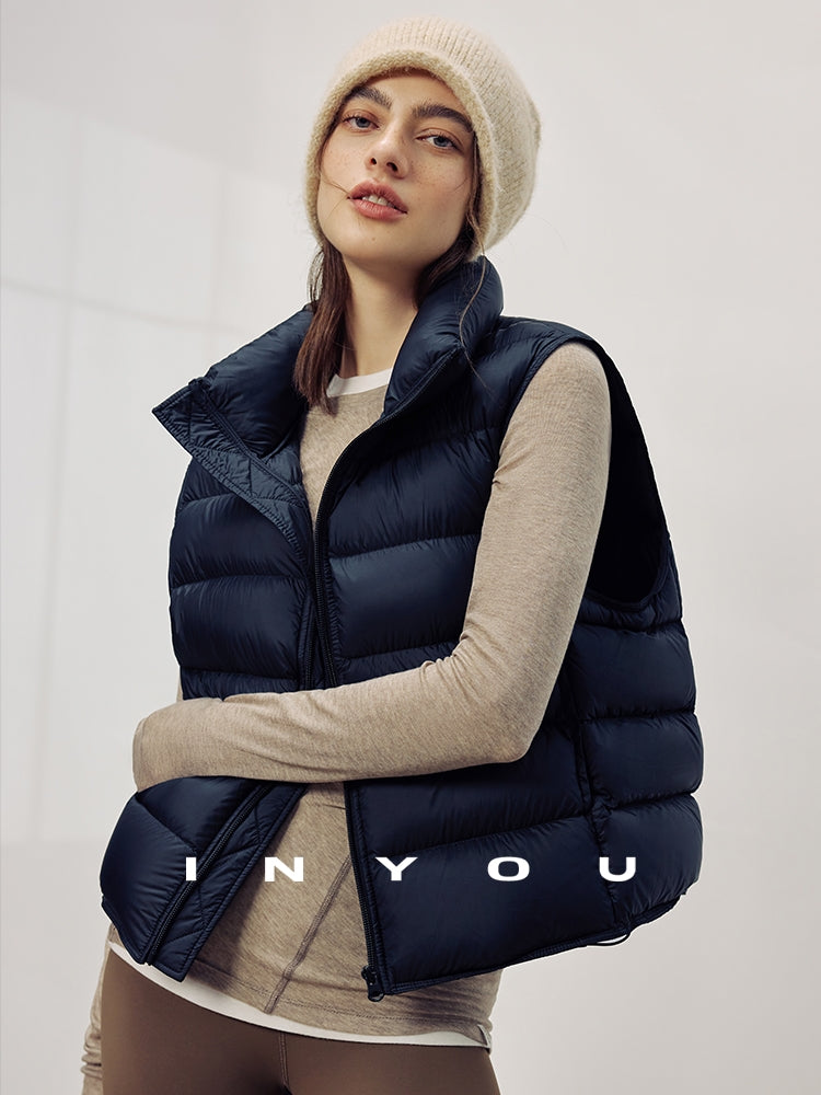 Stand-Collar Down Vest_BDHL7987