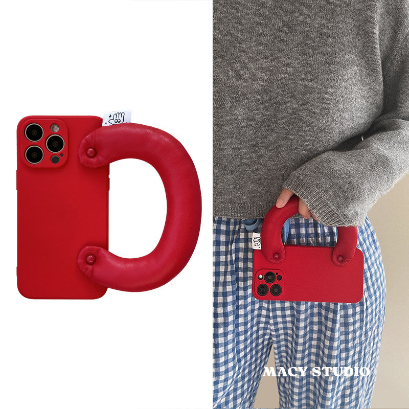 【iPhone17追加】Red Wristband iPhone Case_HL3268
