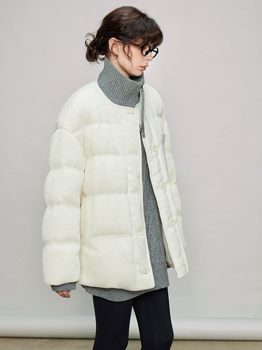 Stand Collar Half-Zip Tops_BDHL7936