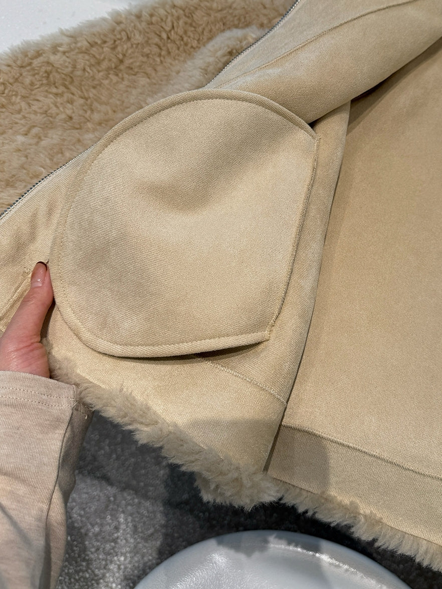 蓬鬆拉鍊外套_BDHL8088