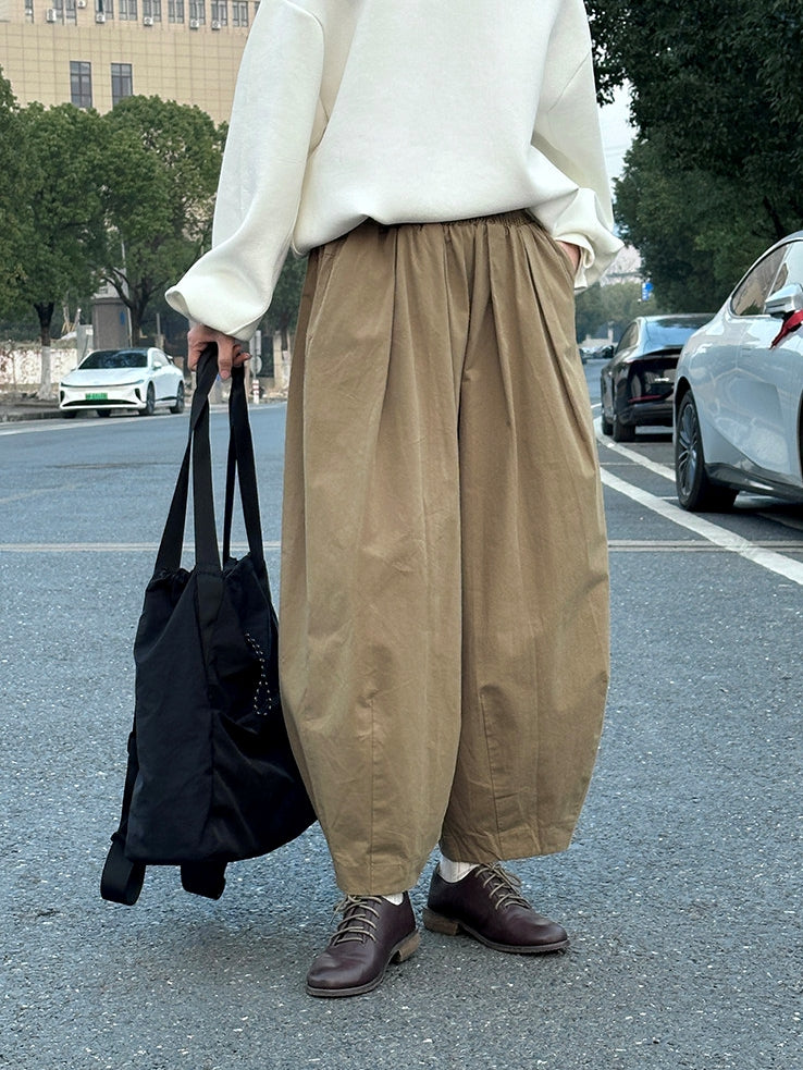 Tucked Balloon Pants_BDHL8152