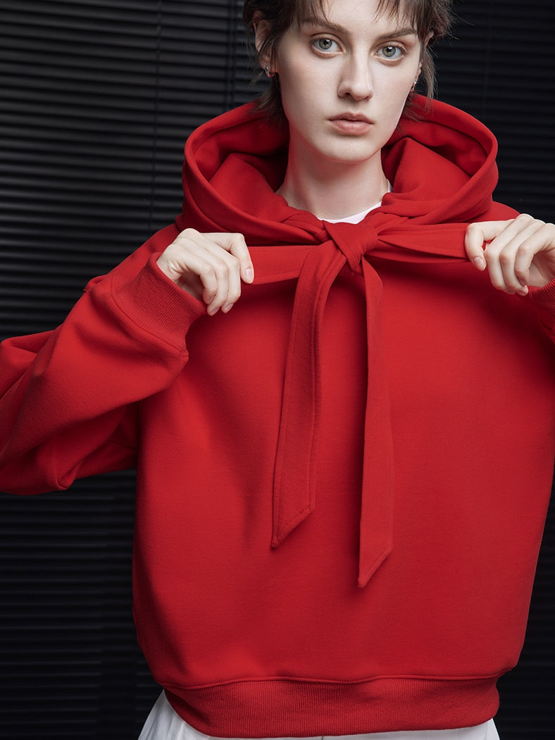 Drawstring Hooded Sweatshirt_BDHL7870