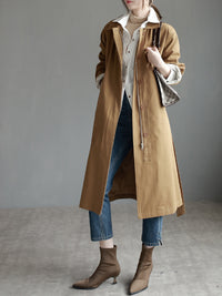 Mid-Length Windbreaker Coat_BDHL6878