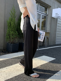 Silky Pants Or Long-Length Pants_BDHL6776