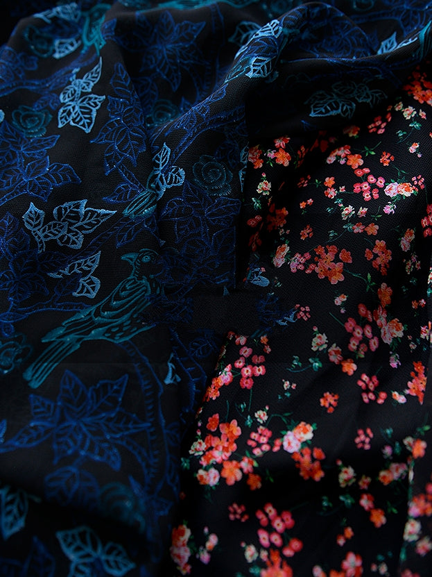 Print Design Loose-Fit Maxi Skirt_BDHL7750