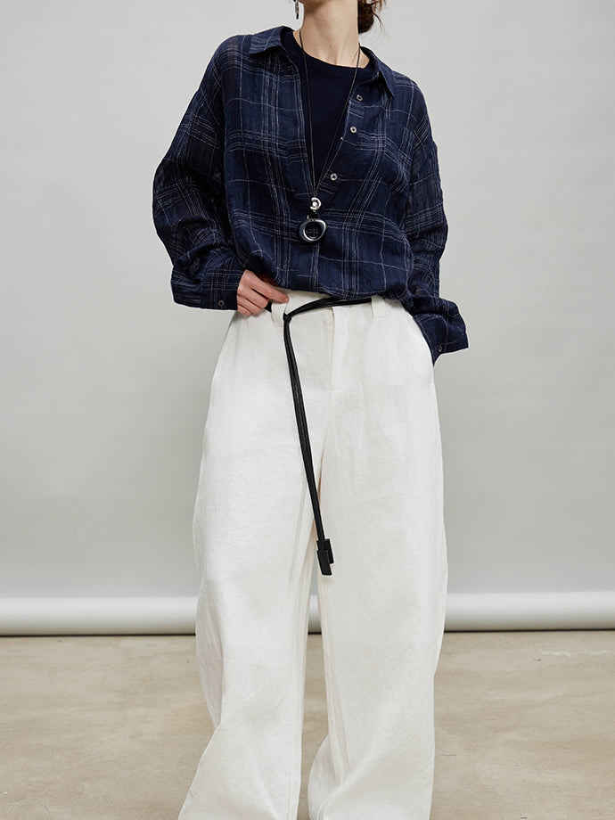 Loose-Fitting Shirt Or Long Straight Skirt_BDHL7193