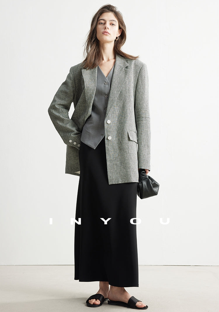 Staggered Lattice Suit Jacket_BDHL7173