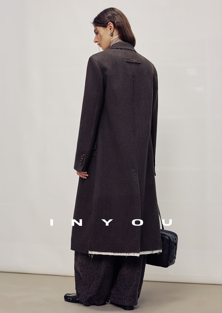 Lapel Collar Mid-Length Coat_BDHL7985