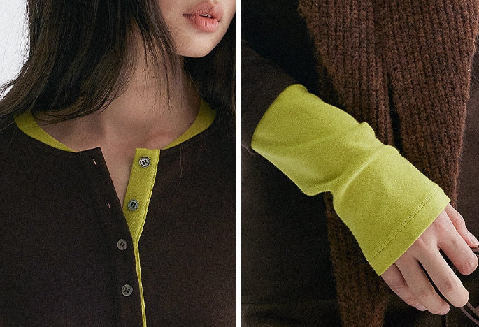 亨利領長袖上衣_BDHL7953