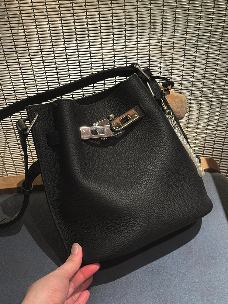 皮革水桶肩背包_BDHL7954