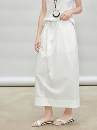 Asymmetric Shirt Or Straight Tube Skirt_BDHL7277