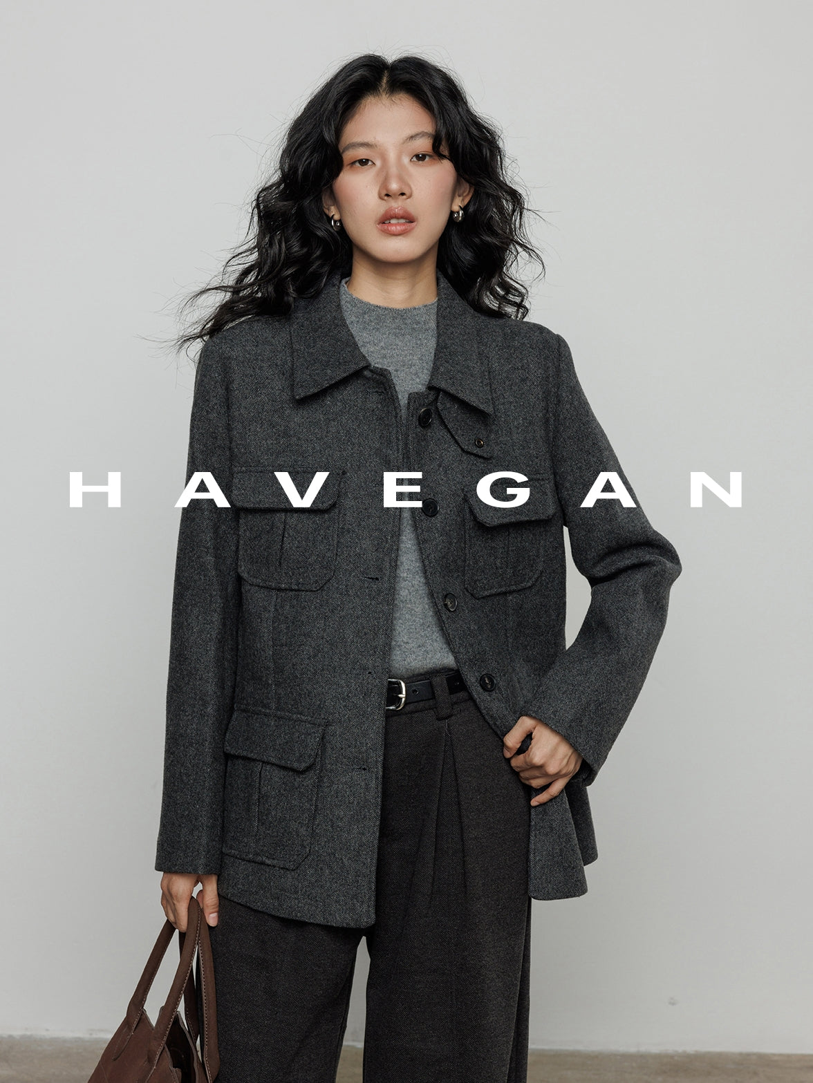 翻領中長版大衣_BDHL7888